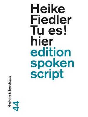 cover image of Tu es! hier